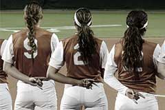 team singing national anthem